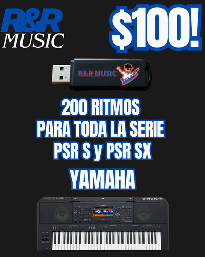 200 ritmos yamaha - yamaha, y