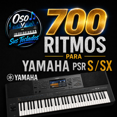 700 ritmos yamaha psr - ritmos, s