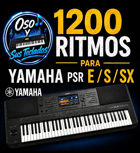 1200 ritmos yamaha - ritmos, /