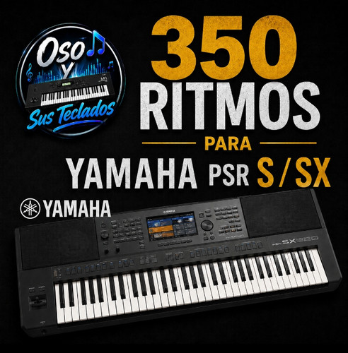 350 ritmos yamaha - ritmos, psr
